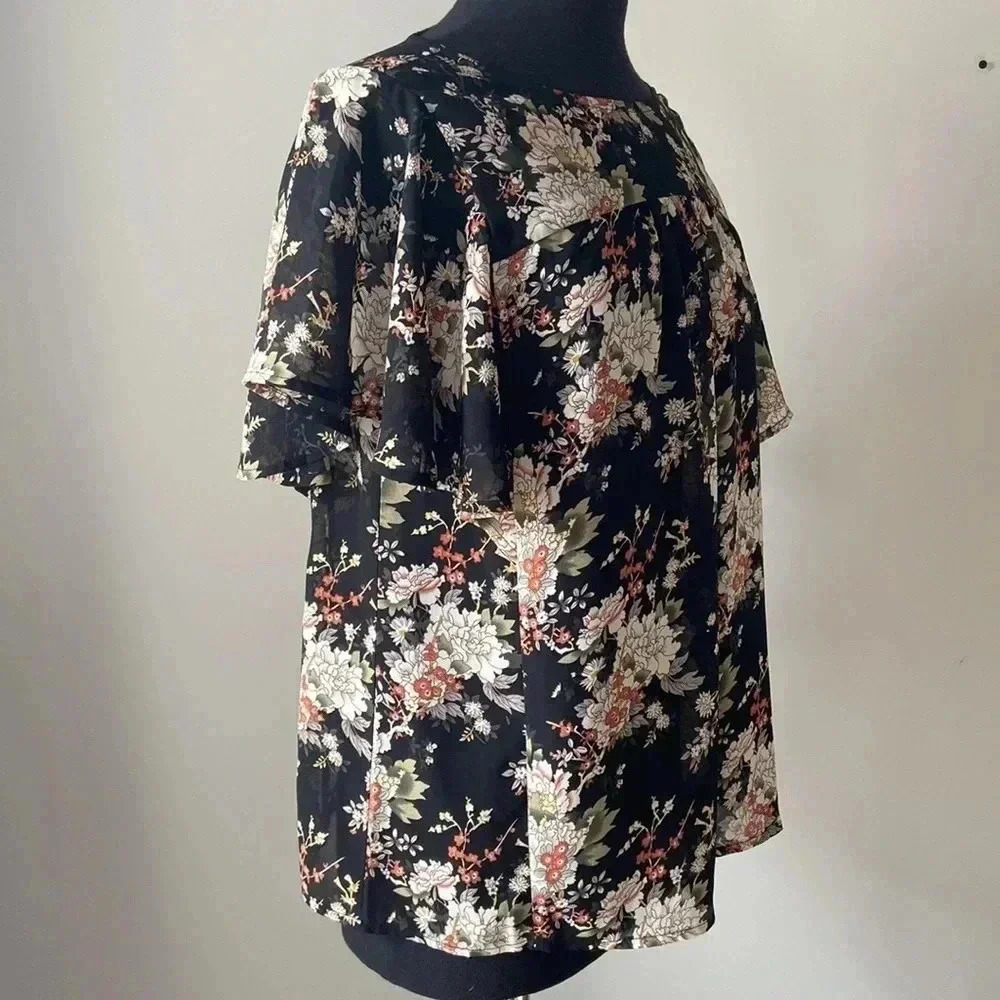 Doe & Rae  | Sheer Blouse - Picture 2 of 6